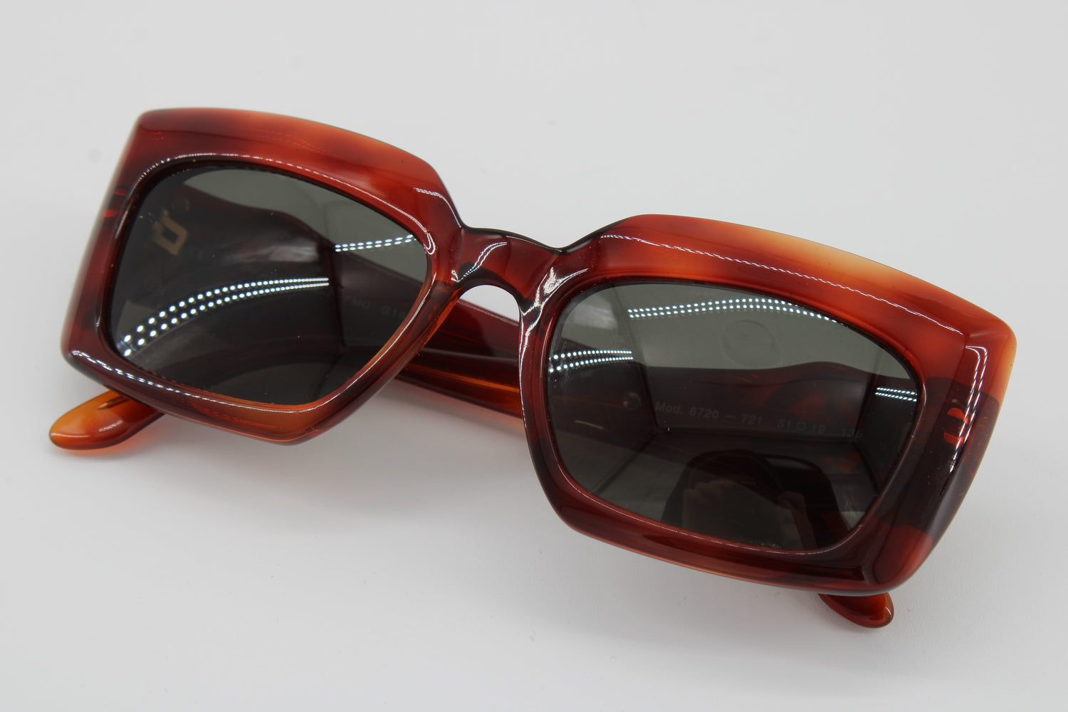 Christian Lacroix Glasses 6720-721 Vintage Glasses · NOS · Brown-Black · 51-19-135 · Unworn