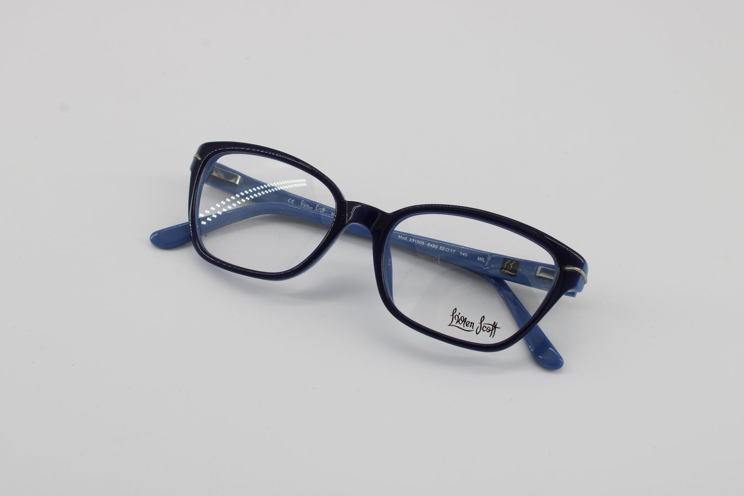 L'wren Scott Glasses 331005-6483 Vintage Glasses · NOS · Dark-Blue · 52-17-140 · Unworn