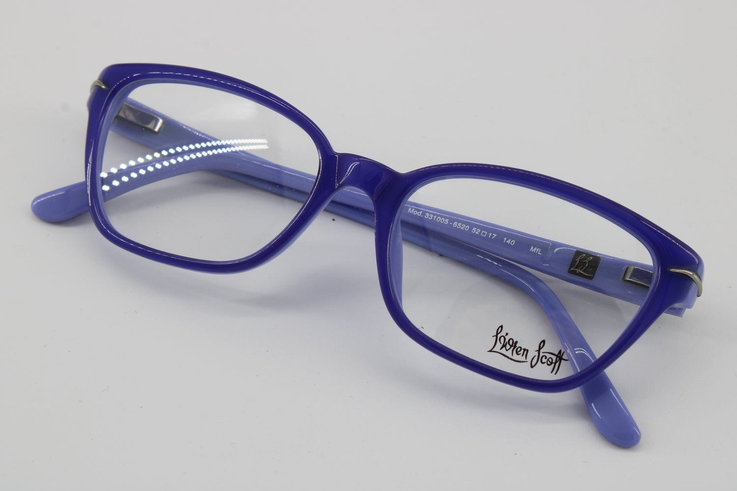 L'wren Scott Glasses 331005-6520 Vintage Glasses · NOS · Light-Blue · 52-17-140 · Unworn