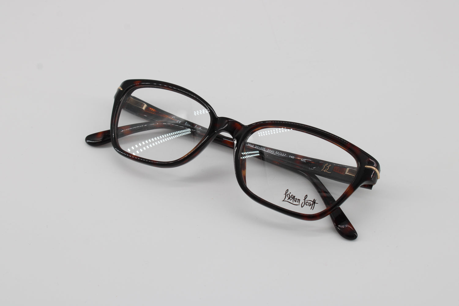 L'wren Scott Glasses 331005-8940 Vintage Glasses · NOS · Brown-Black · 52-17-140 · Unworn