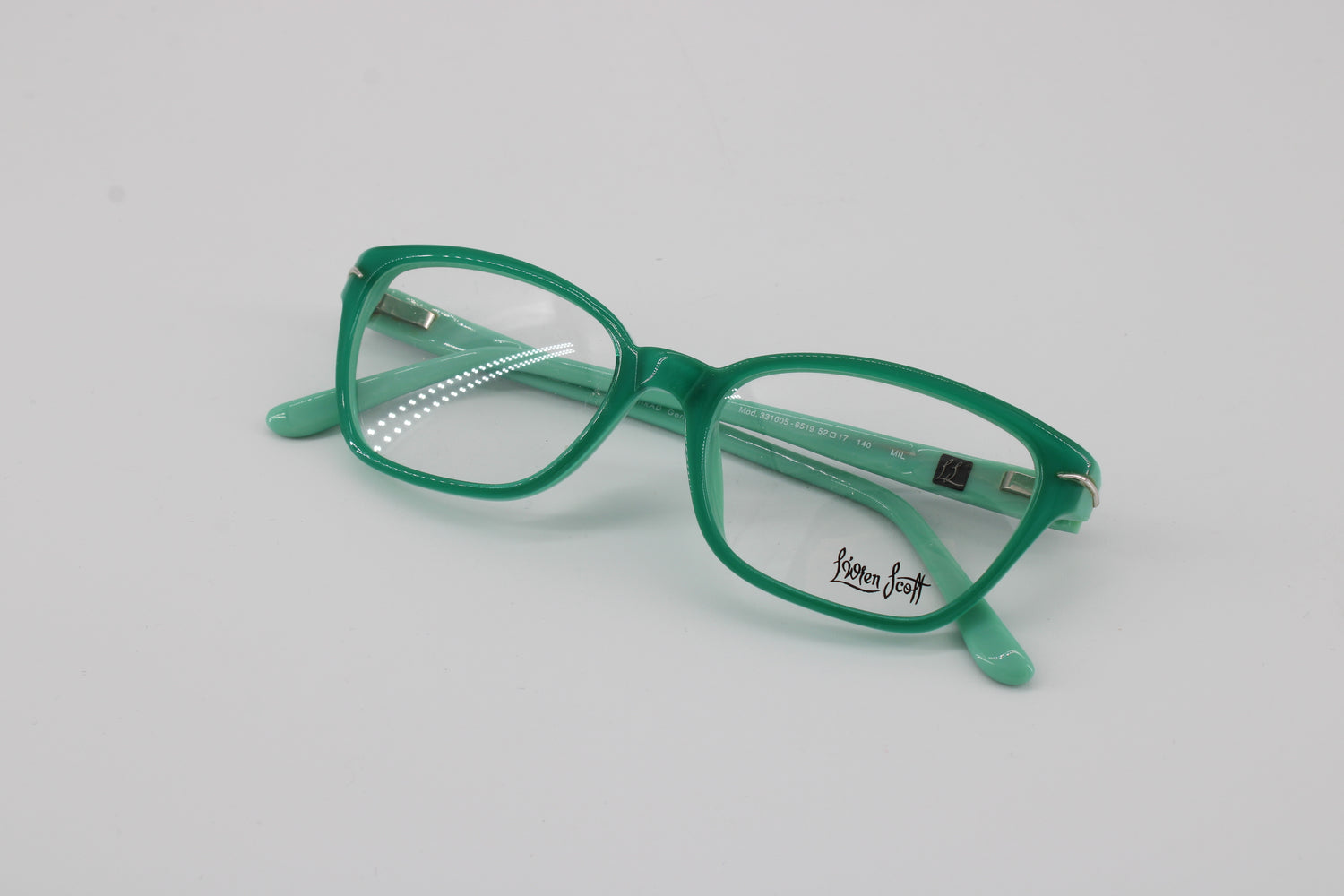 L'wren Scott Glasses 331005-6519 Vintage Glasses · NOS · Green · 52-17-140 · Unworn