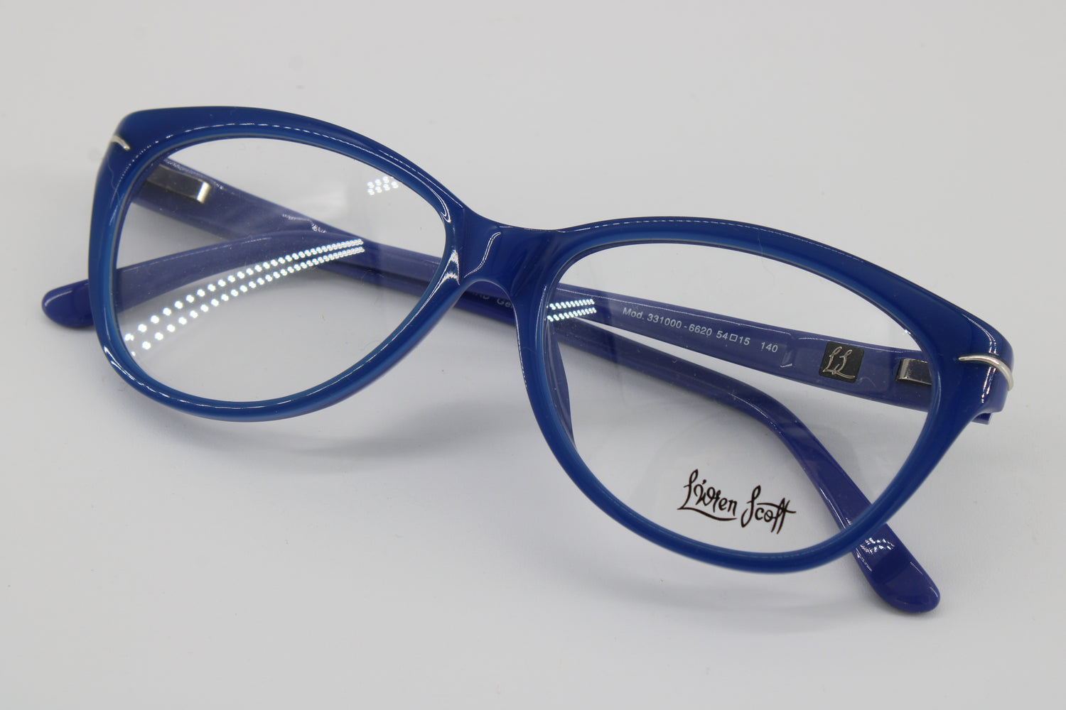 L'wren Scott Glasses 331000-6620 Vintage Glasses · NOS · Blue · 54-15-140 · Unworn