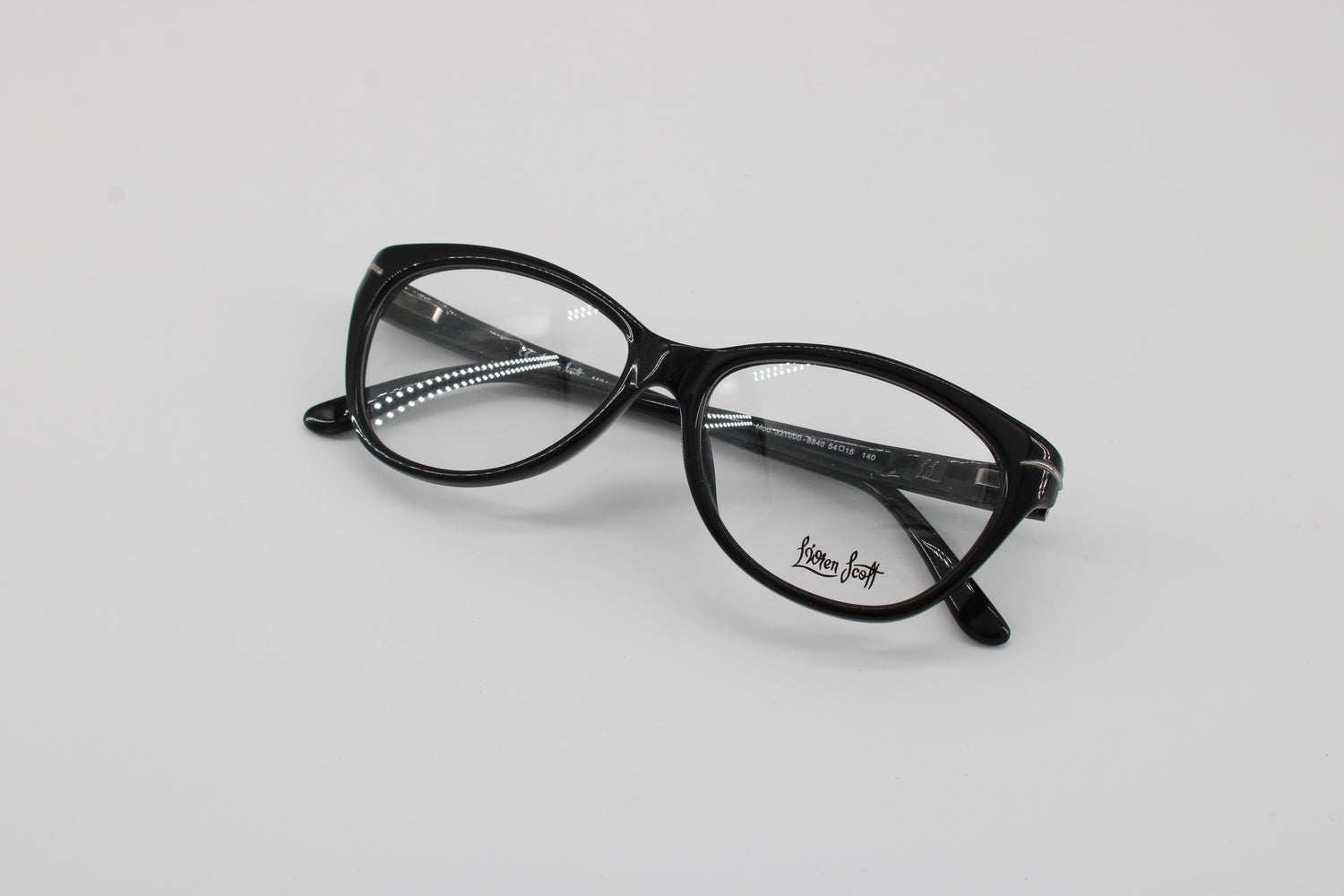 L'wren Scott Glasses 331000-8840 Vintage Glasses · NOS · Black · 54-15-140 · Unworn
