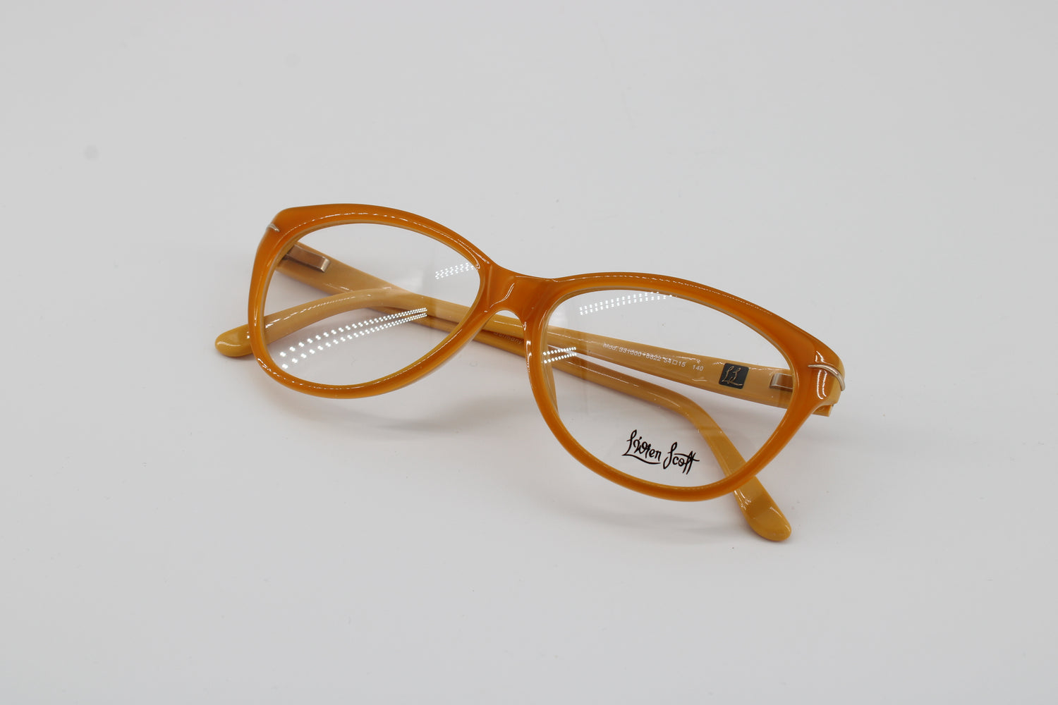 L'wren Scott Glasses 331000-6622 Vintage Glasses · NOS · Gelb · 54-15-140 · Unworn
